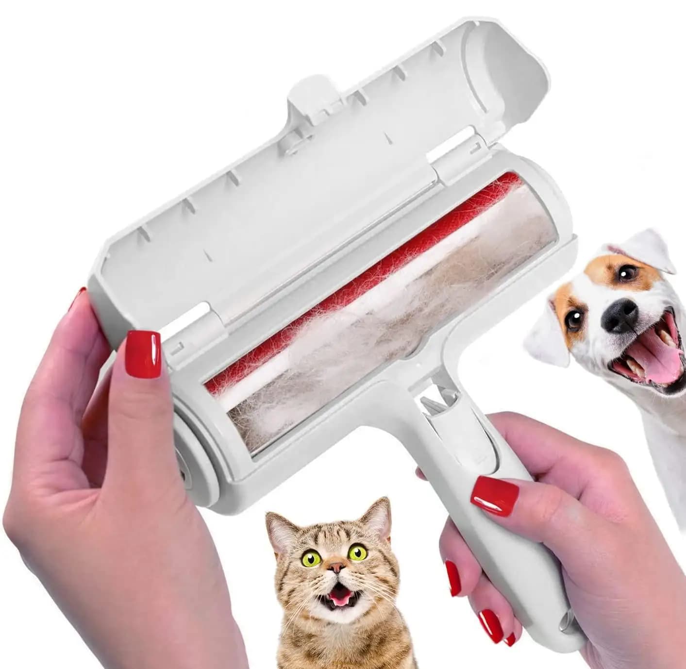 Self-Cleaning Hair Roller