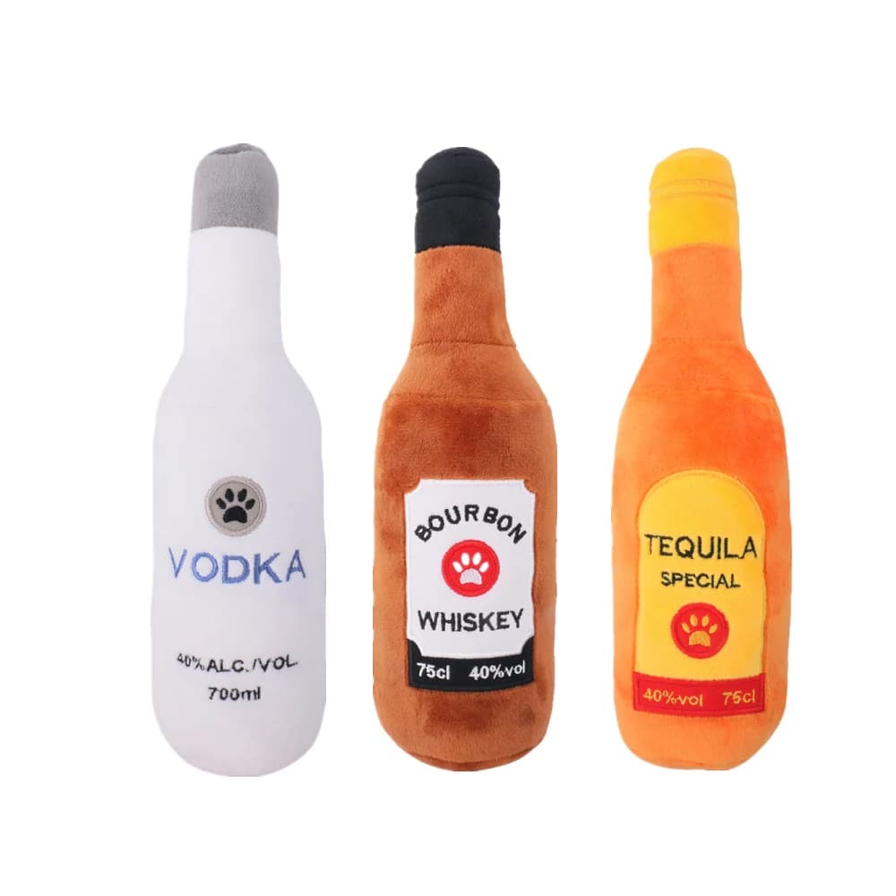 Squeaky Bottle Plush