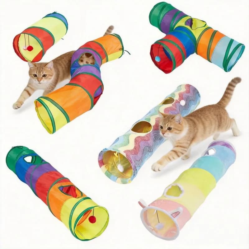Rainbow Flannel Tunnel
