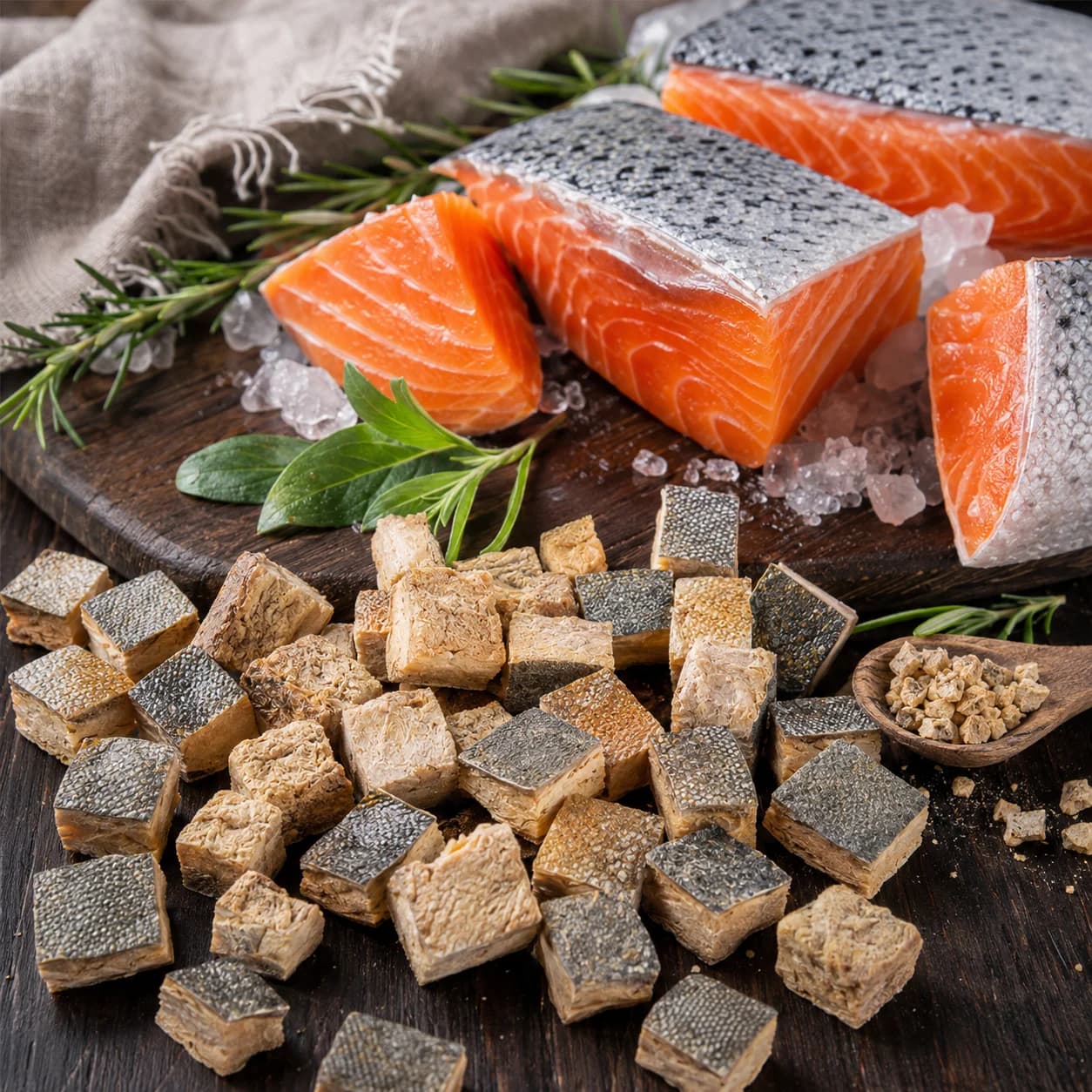Freeze-Dried Salmon Bites