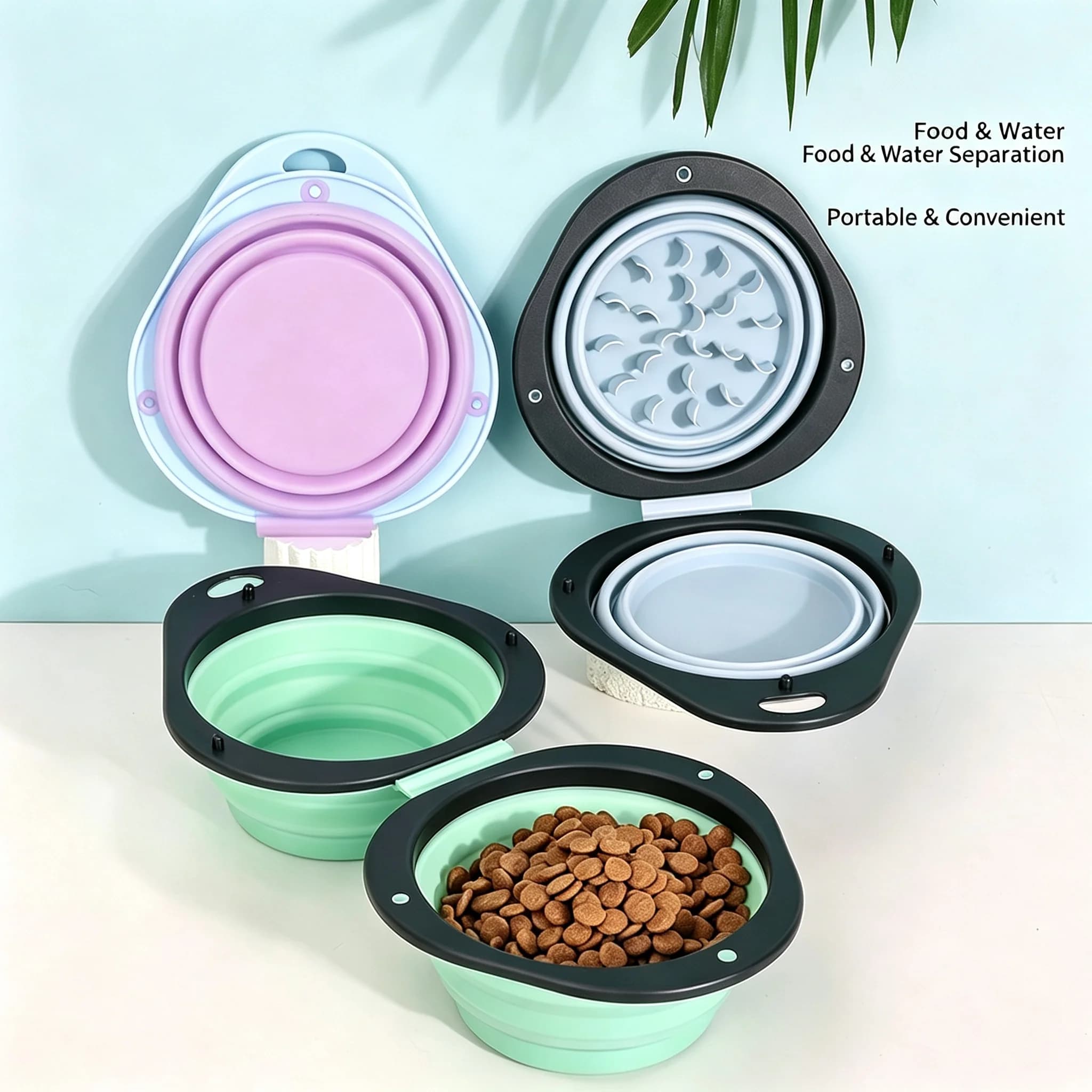 2-in-1 Travel Bowl