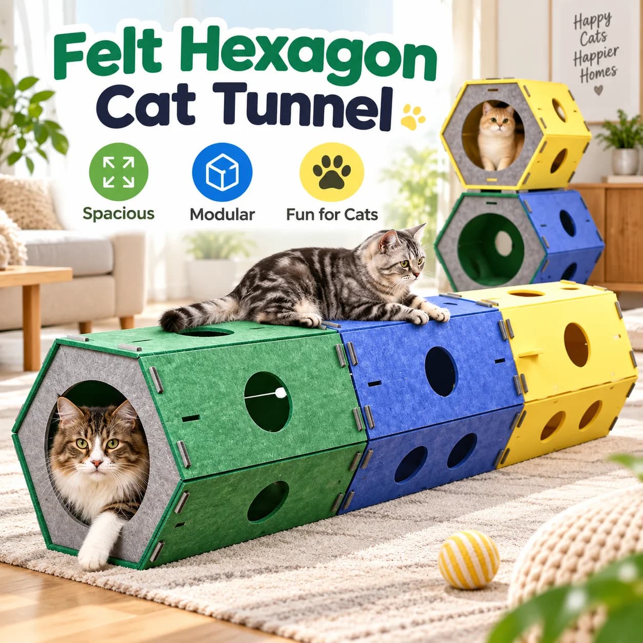 Modular Hexagon Tunnel