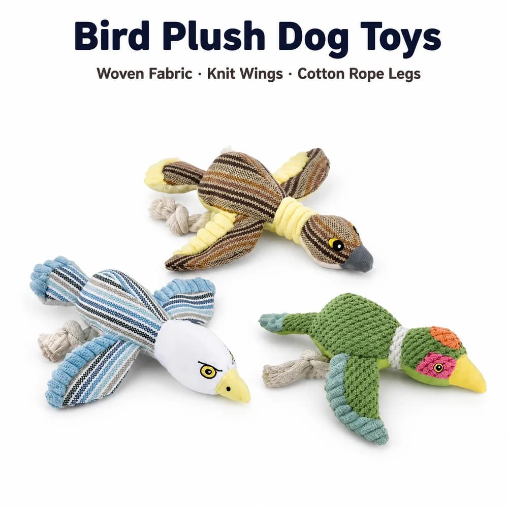 Bird Plush with Rope