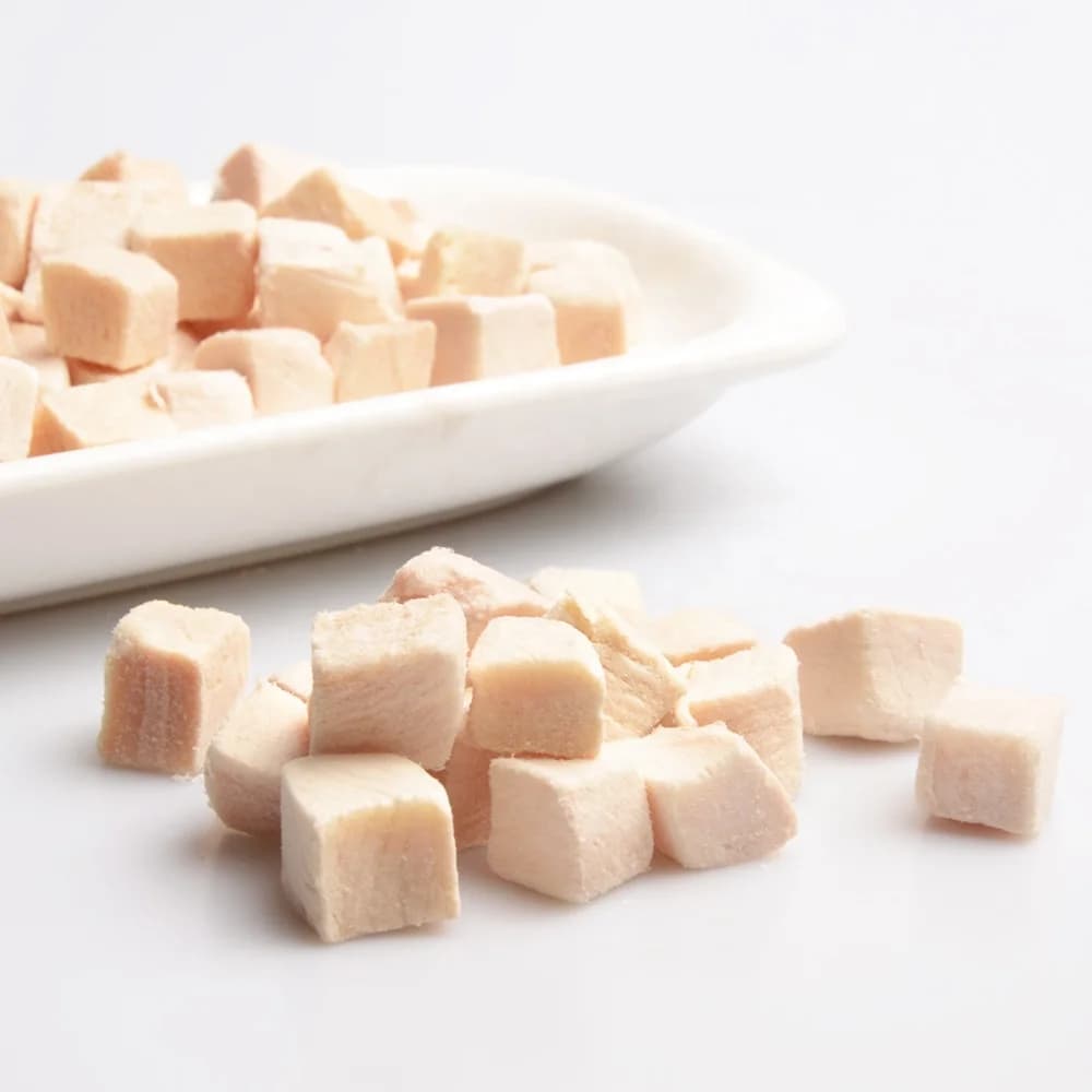 Freeze-Dried Chicken Breast Cubes