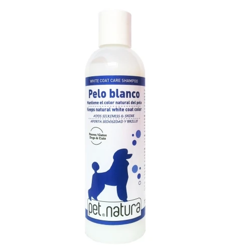 Champu pelo blanco 250cc.petnatura