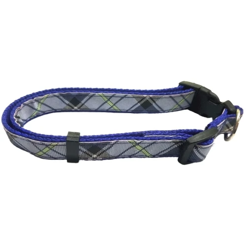 Collar nylon 20MM 35-50cm.gales azul