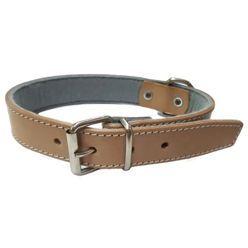 Collar cuero vaqueta 60x3cm