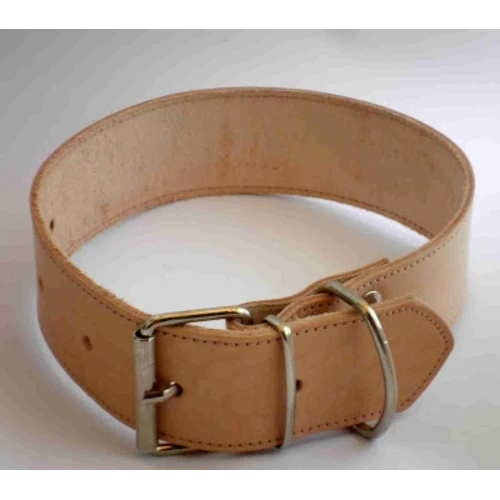 Collar cuero vaqueta 65 cm.