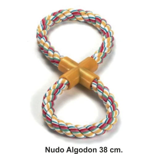 Mordedor nudo algodon en 8 38 cm.