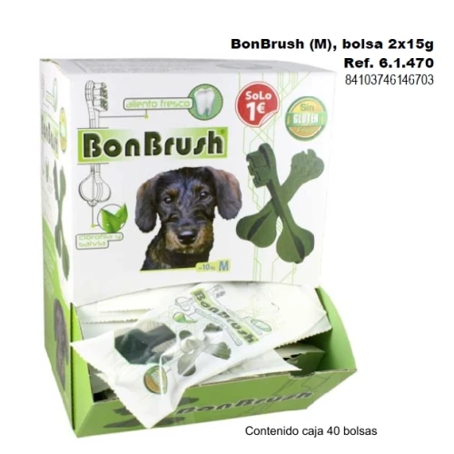 Bonbrush (m) bolsa 2x15gr. x 40 bolsas.