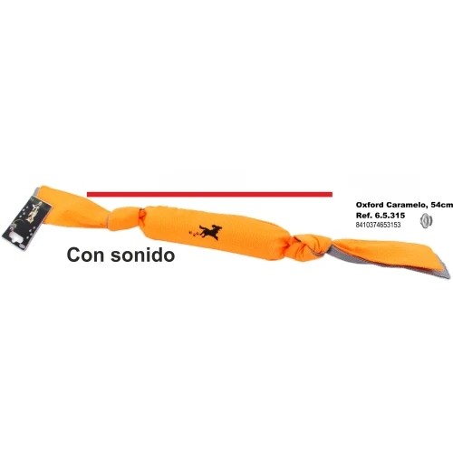 Caramelo oxford 54 cm. naranja