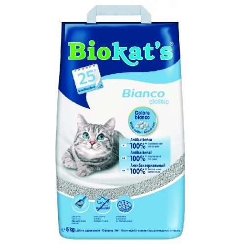 Arena biokats bianco bolsa 5 kg.