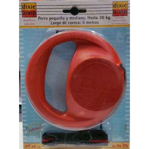 Correa extensible dixie. perros menos de 20 kg.