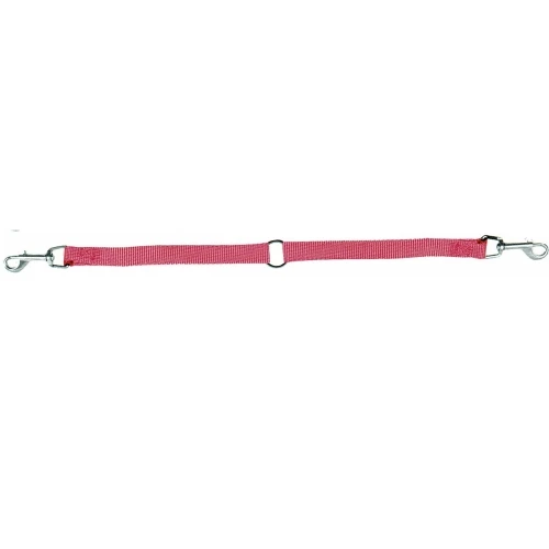 Acople de nylon fucsia para dos perros 30-30x1.5cm