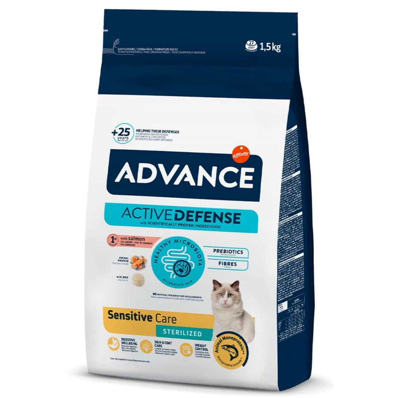 Advance cat sterilized salmon 1.5 kg.