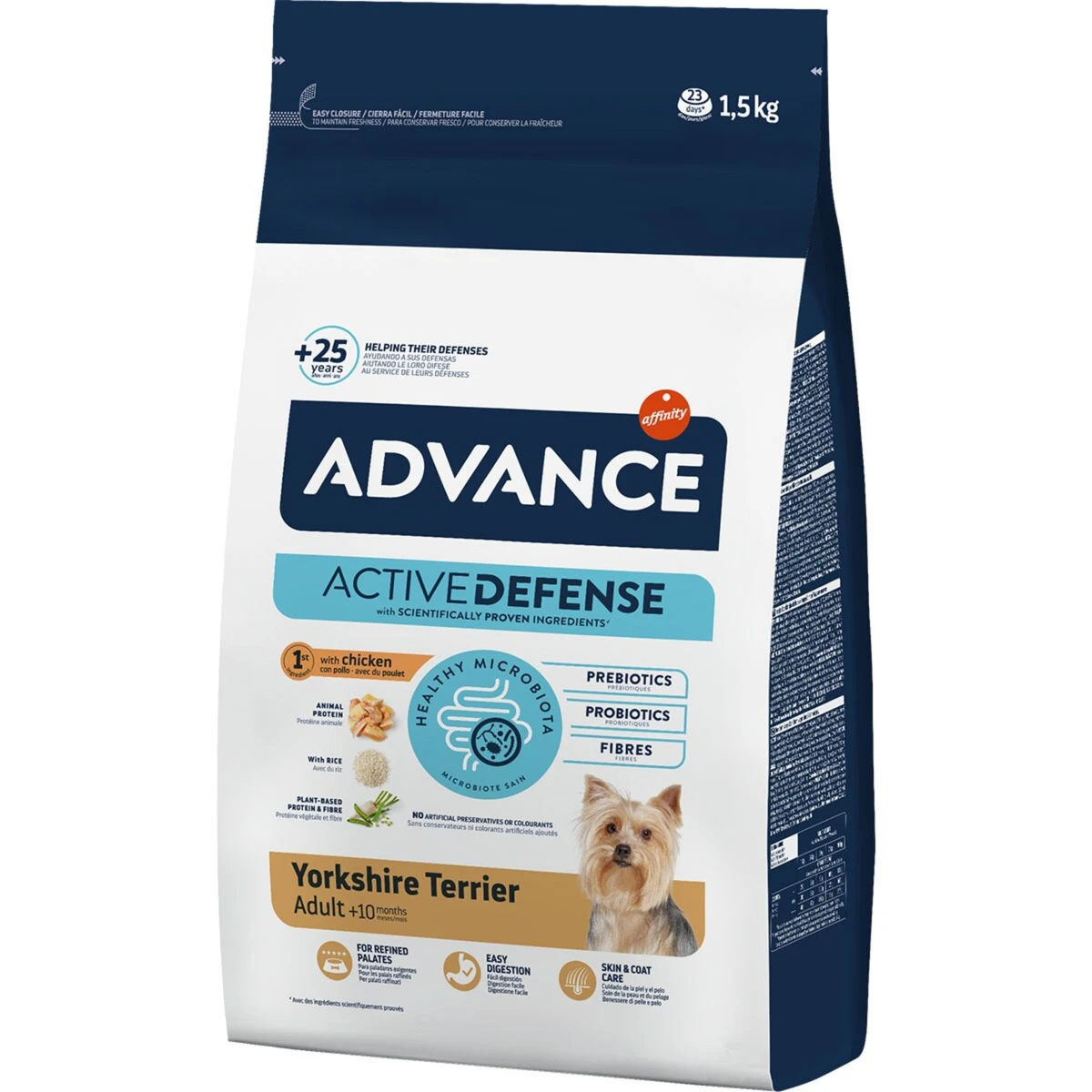 Advance yorkshire terrier 1.5 kg.