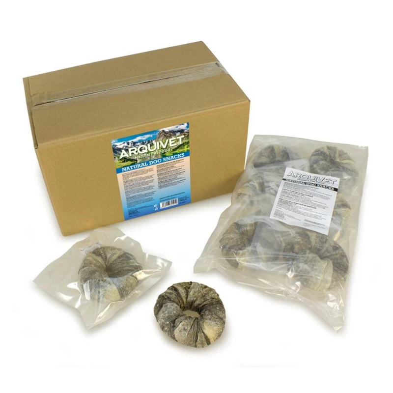 Aros masticables de piel de bacalao 12 uds..