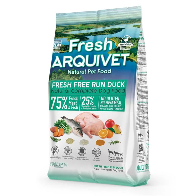 Arquivet fresh free run duck - 2,5 kg.