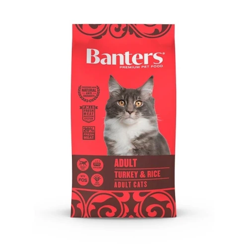 Banters adult cat turkey&rice 8 kg.