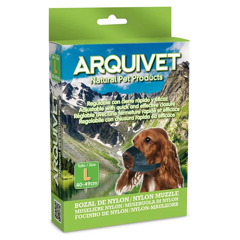 Bozal nylon talla L cocker. arquivet
