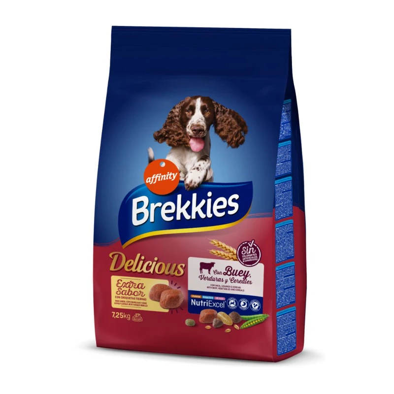 Brekkies delicious beef 7.25 kg.