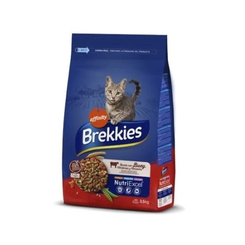 Brekkies cat rec con buey 3,5 kg.