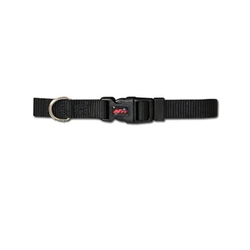 Collar nylon basico negro 40-55x2cm
