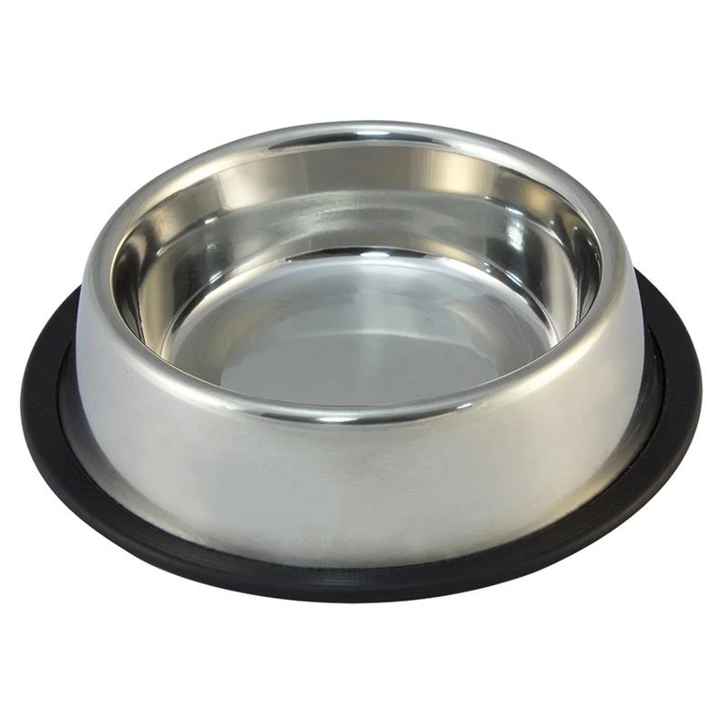 Comedero acero inox.antideslizante 20cm./ 0,42lts.
