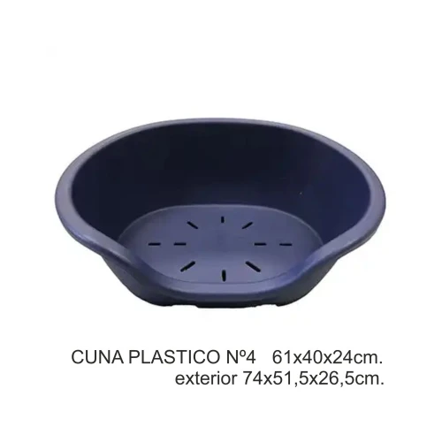 Cuna plastico nº4 61x40x24cm.