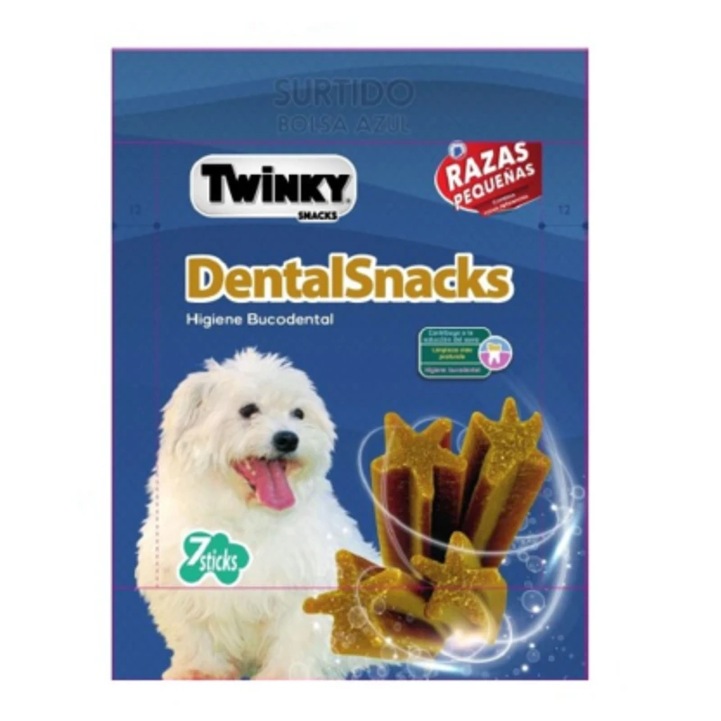 Dentalsnacks twinki bolsa 7 uds./110gr.