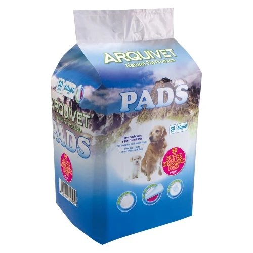 Empapador arquipads 60x60cm.super eco.50uds.