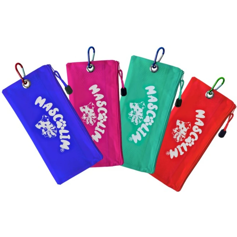 Estuche portabolsas verde mascolim 11.5x24.5cm