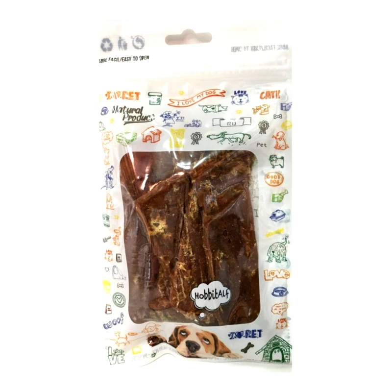 Filete pollo con pato 100gr.bolsa