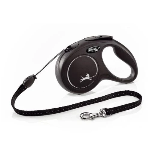 Flexi nuevo classic M cordon 5 mts. negro