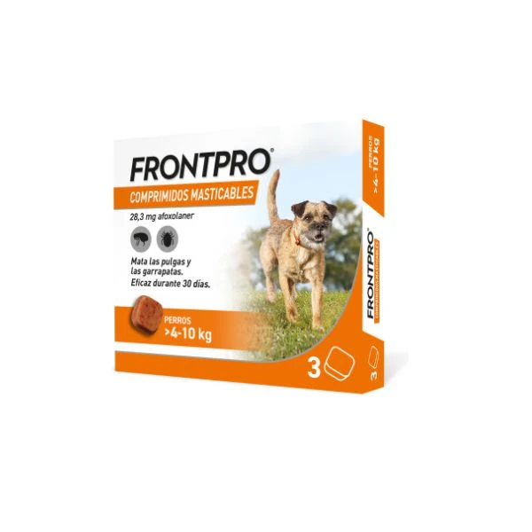 Frontpro comp.masticables 4-10 kg. 3 pastillas