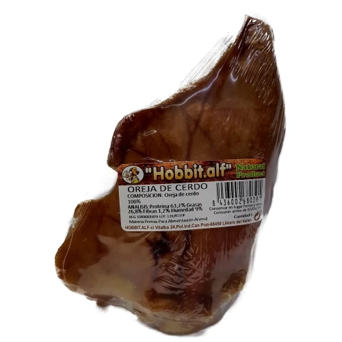 Orejas de cerdo envase individual 60g - 75g ud.