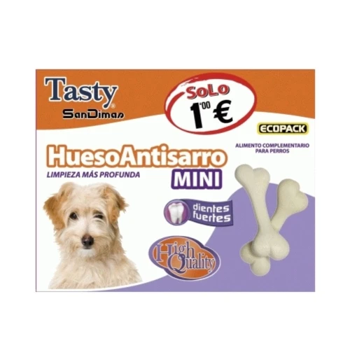 Hueso antisarro mini xs.(2x12 gr.) caja 40 bolsas.
