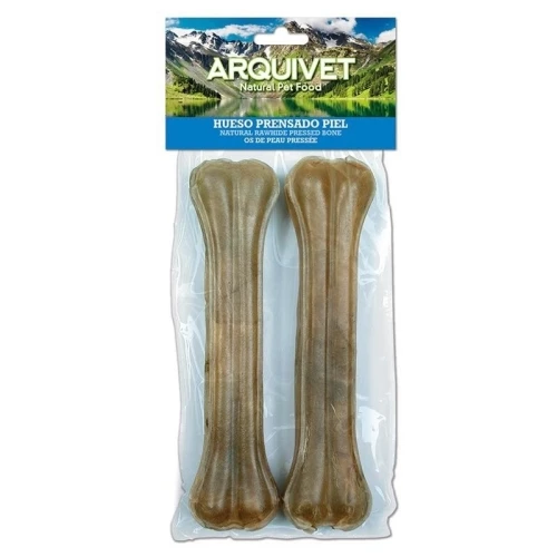 Hueso prensado piel 25cm. 2piezas 280 gr.