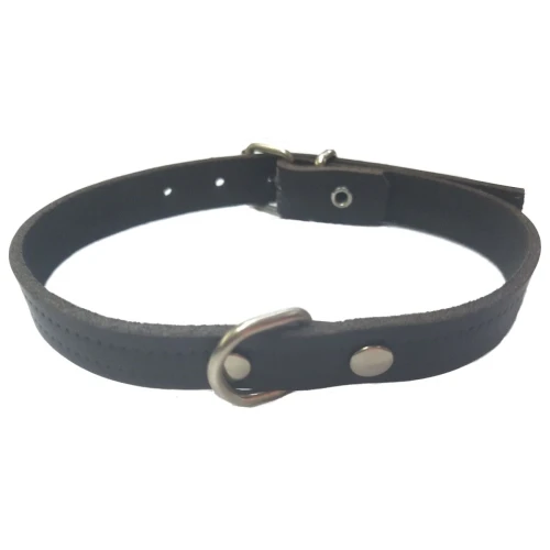 Collar cuero marron laura 1,5x 40cm.
