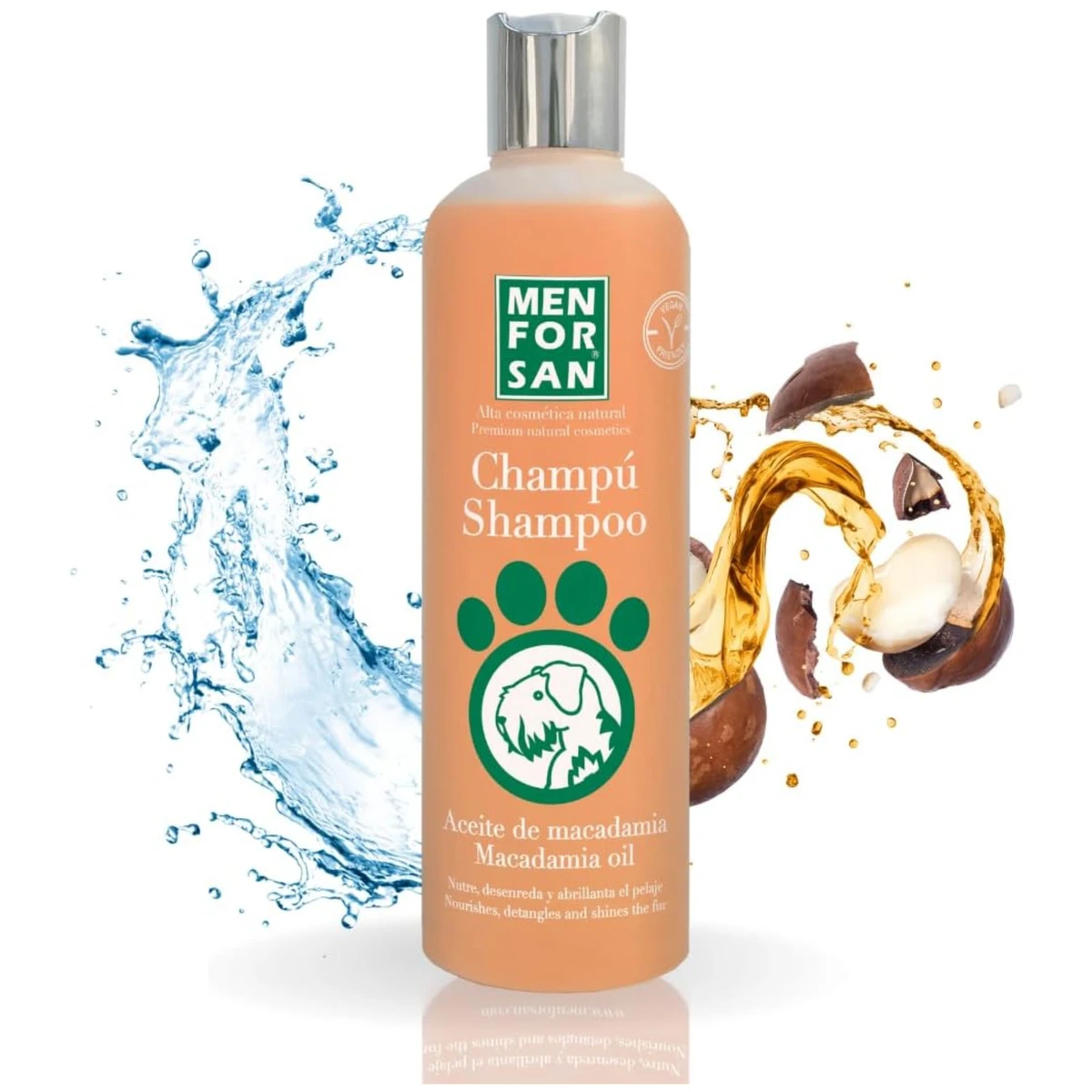 Menforsan champu aceite de macadamia 300ml.