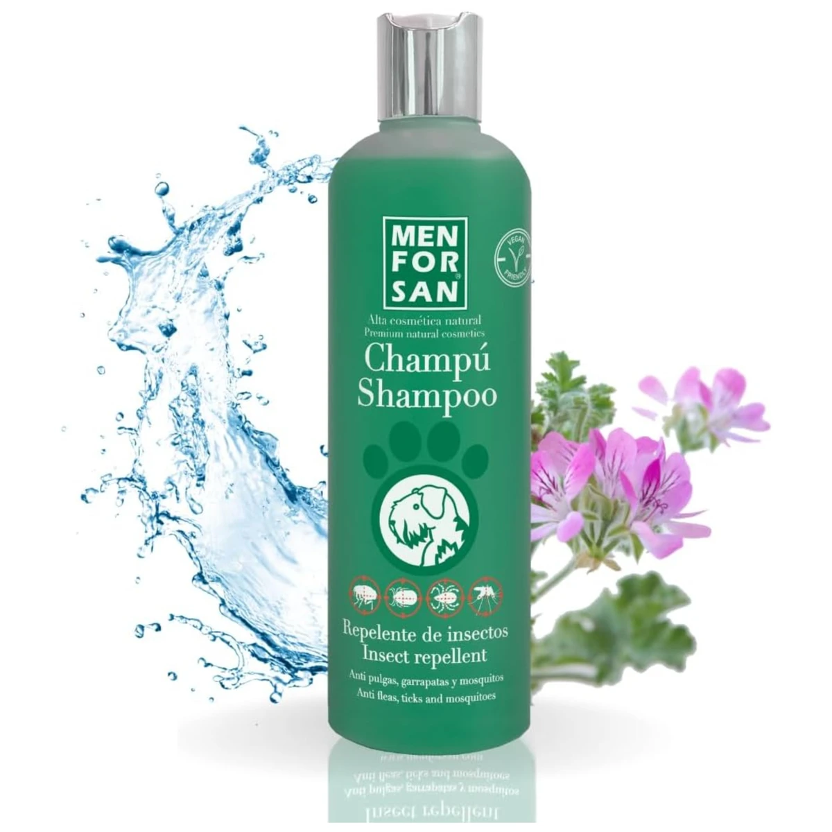 Menforsan champu repelente c/citronela 300ml.