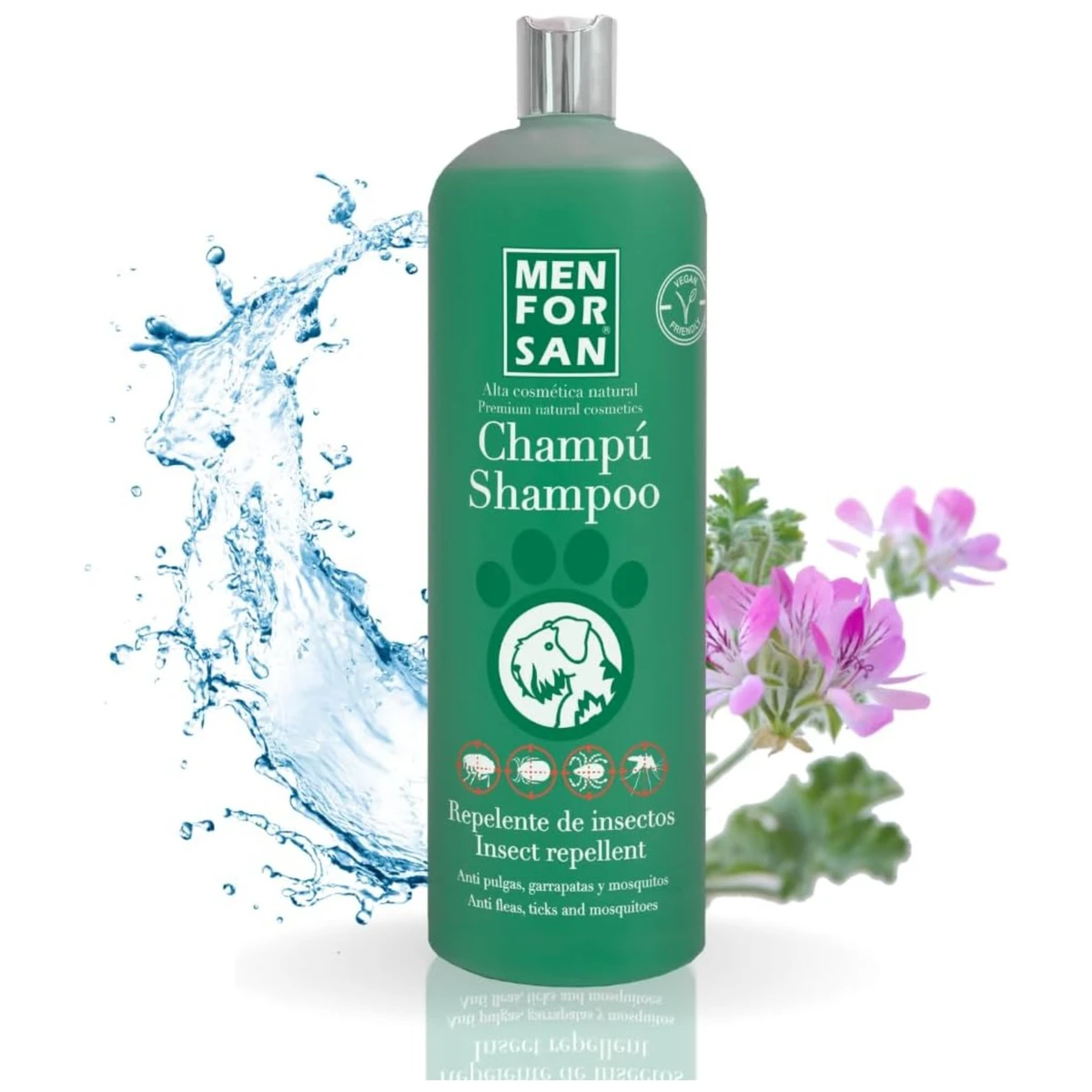 Menforsan champu repelente con citronela 1lt.