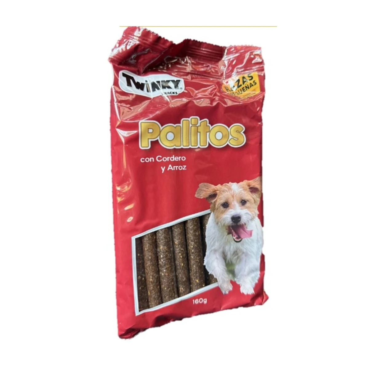 Palitos con cordero y arroz. twinky 160gr.