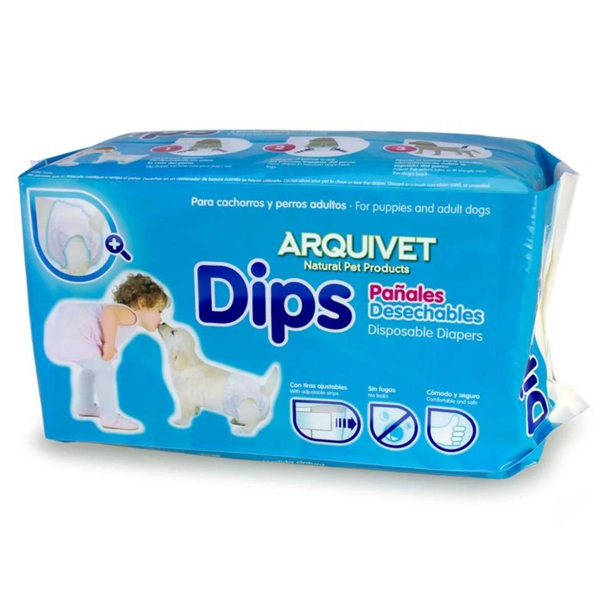 Pañal arquidips talla S 16 pcs.