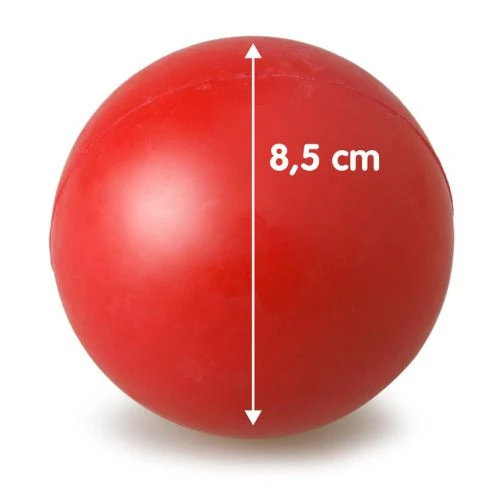 Pelota maciza de goma grande 9cm.