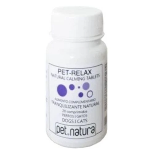 Pet-relax tranquilizante 20 comprimidos.
