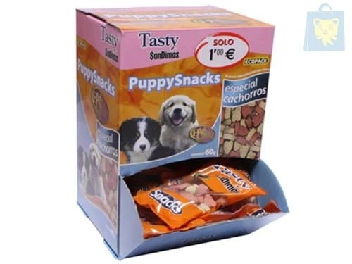Puppy snacks 60gr. caja 40 und.