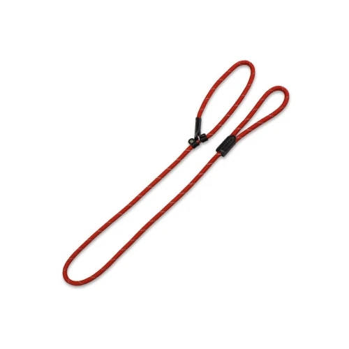 Tirador y collar nylon reflectante rojo