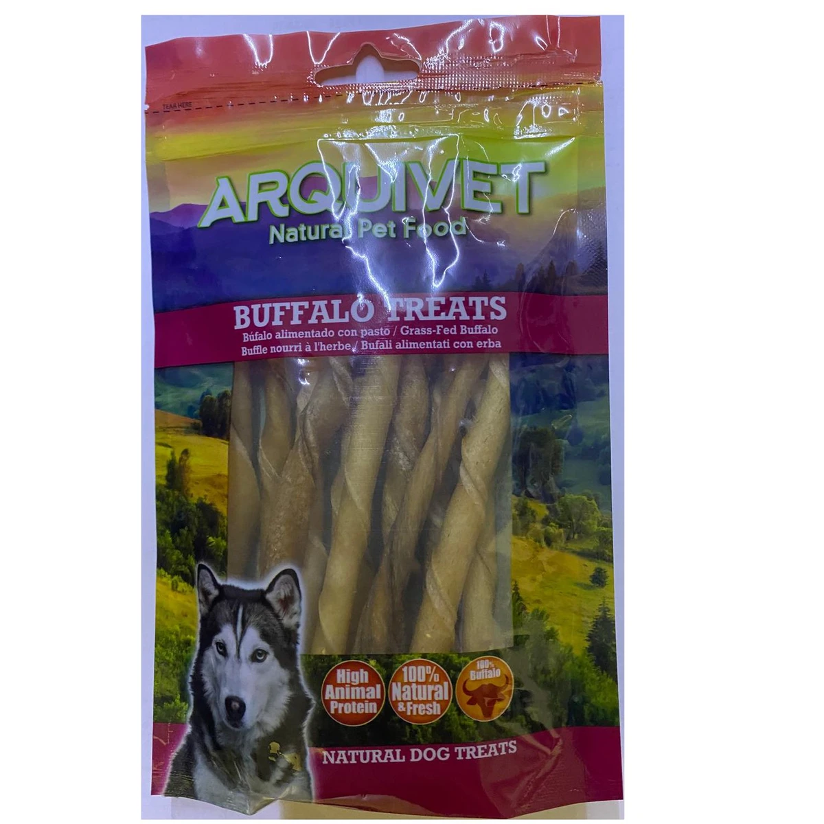 Trenzado de piel de búfalo - 100 gr. -12cm
